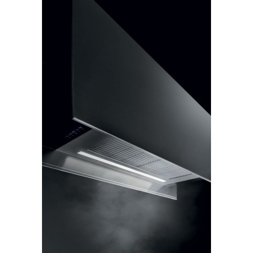 120 CM STEEL ISLAND COOKER HOOD